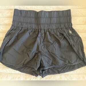 Free People Black The Way Home Shorts